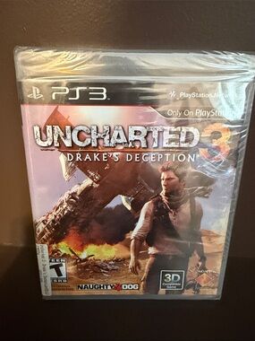 New in Sealed Pkg.-Uncharted 3: Drake’s Deception for PlayStation-PS3